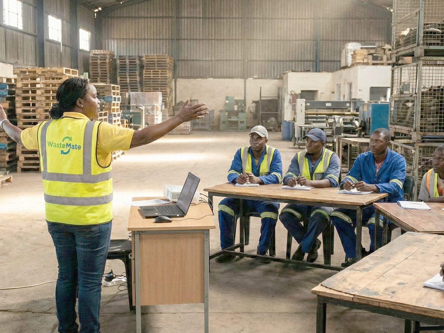 WasteMate training session